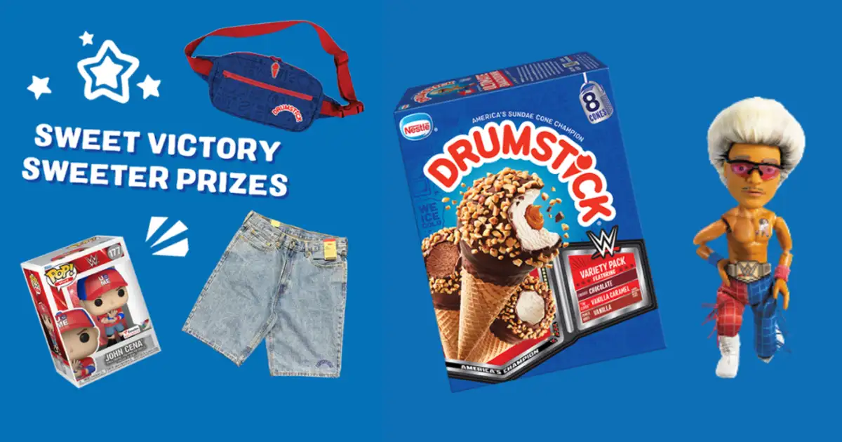 Free Drumstick: Win John Cena Merch! 462 Prizes