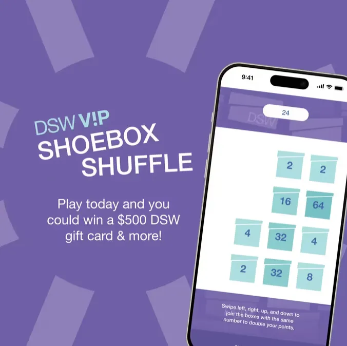 Free DSW Shoebox Shuffle Instant Win Game: 150,400+ Winners!