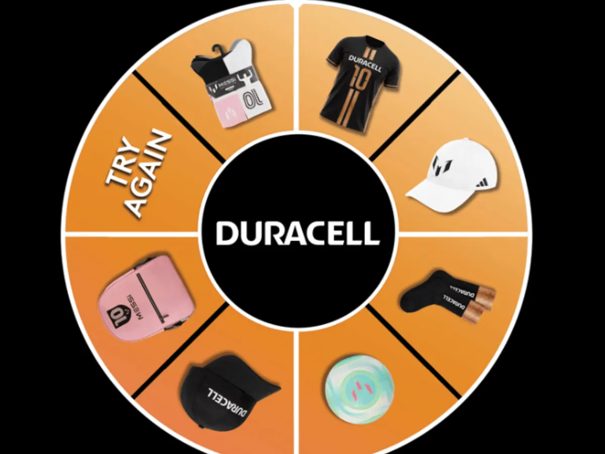 Free Duracell x Messi Sweepstakes: 128 Signed Prizes!