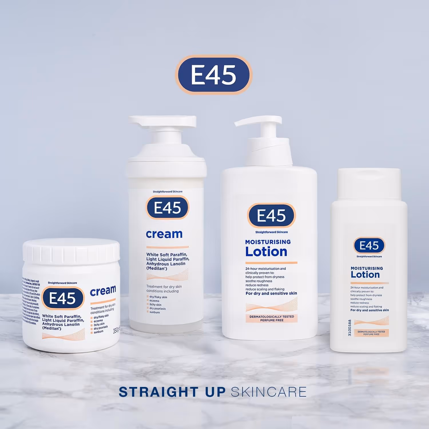 Free E45 Skincare: Claim 5 Piece Sample Deal
