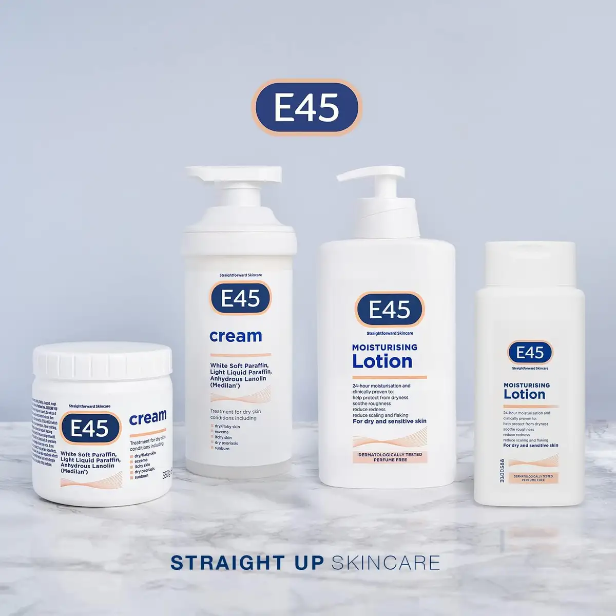 Free E45 Skincare: Claim 5 Piece Sample Deal