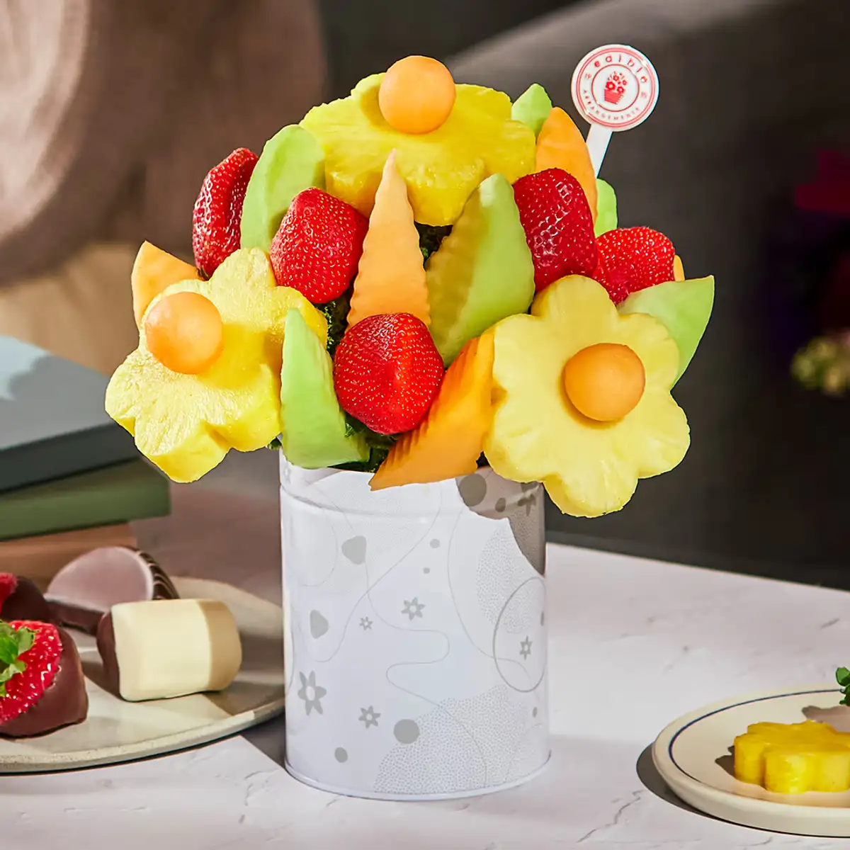 Free Edible Chocolate Dipped Fruit Cone – Sign Up