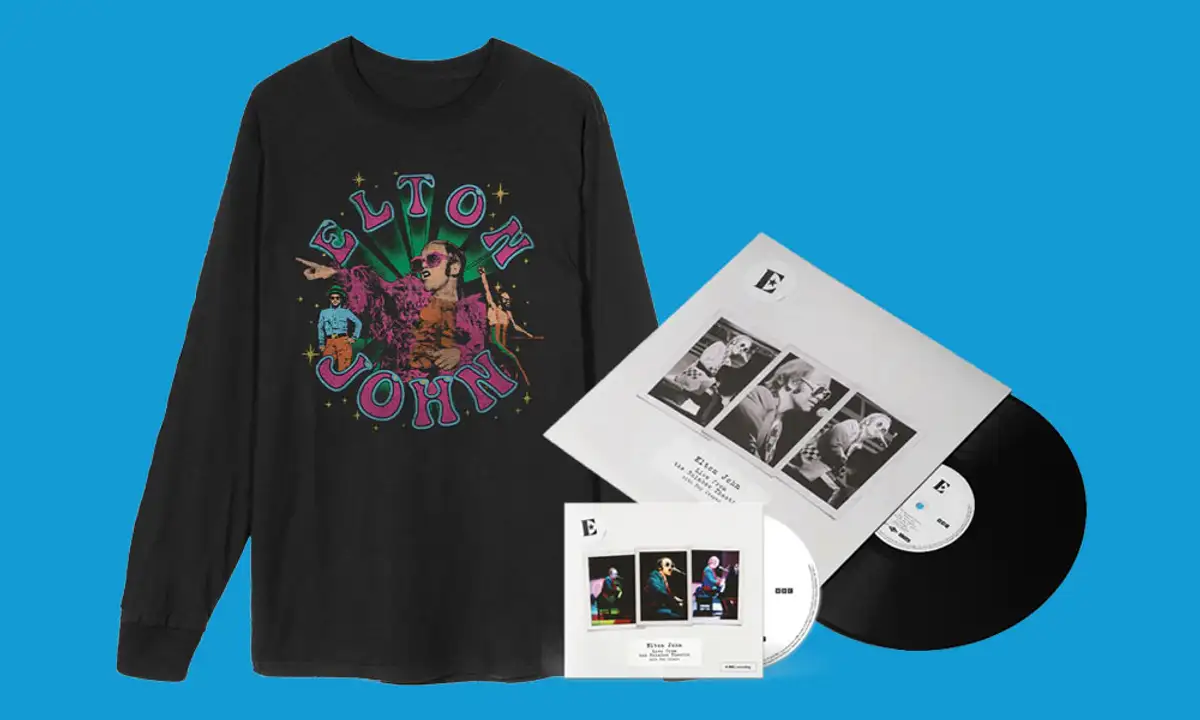 Free Elton John Vinyl! 2 Albums + T-Shirt Deal