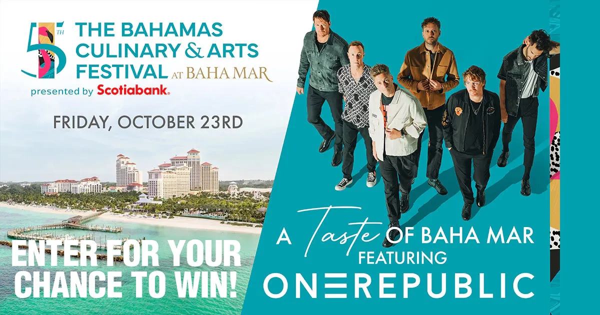 Free Elvis Duran Bahamas Flyaway Sweepstakes: 4-Day Getaway for Two