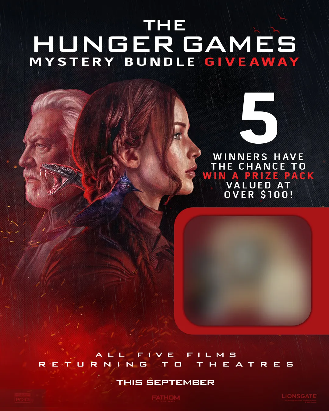 Free Fathom Entertainment Hunger Games Sweepstakes: Win $100 Pack & Tickets! Limited Time! Today!