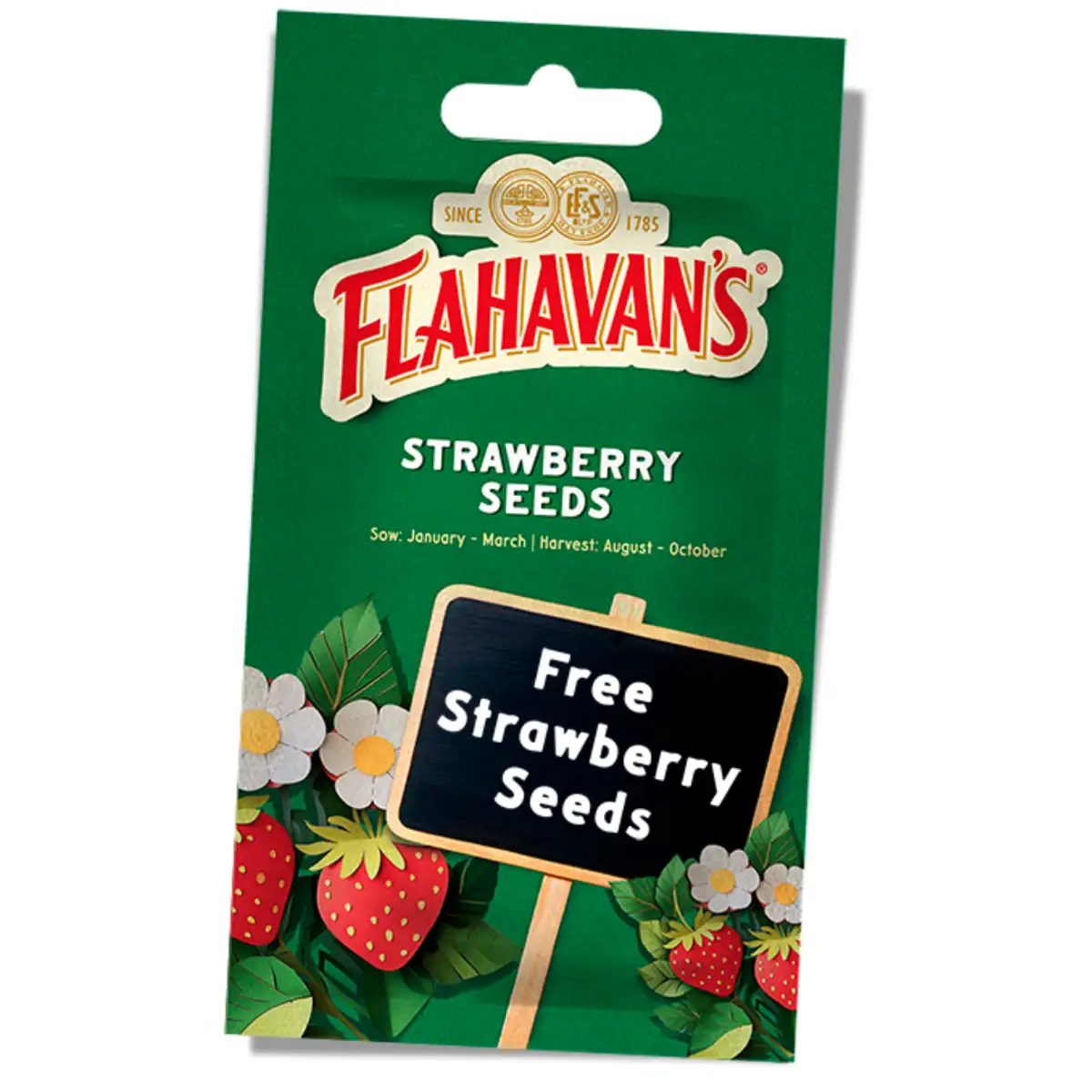 Free Flahavan's Strawberry Seeds: Grow 4800 Packs of Deliciousness!