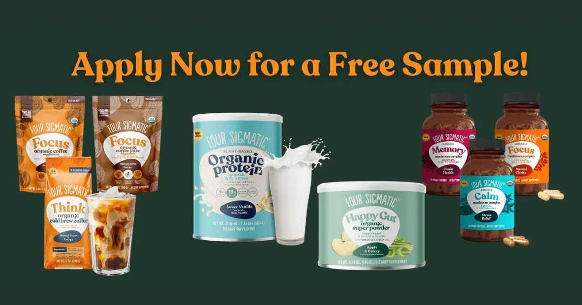Free Four Sigmatic Sample: 3 Products You'll Love