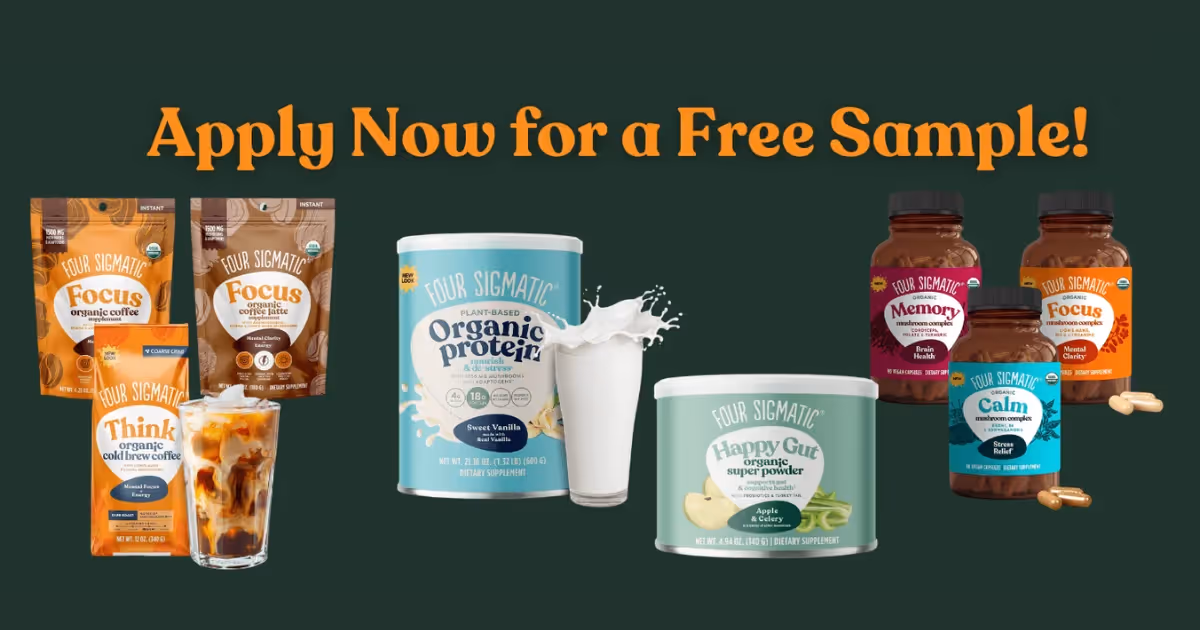 Free Four Sigmatic Sample: 3 Products You'll Love
