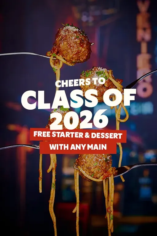 Free Frankie & Benny’s Starter + Dessert for GCSE Results!