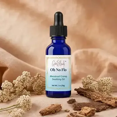 Free GeoBlends Oh No Flo Menstrual Cramp Soothing Oil: Get Relief Now! (Limited Time Offer)