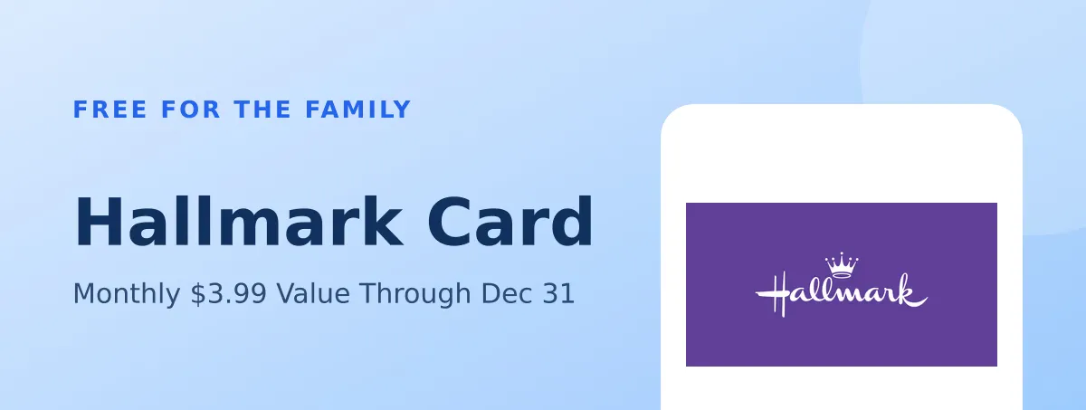 Free Hallmark Card: Monthly $3.99 Value Through Dec 31