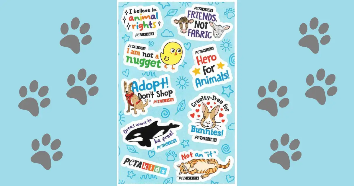 Free Halloween Stickers: 1 Spooky PETA Deal