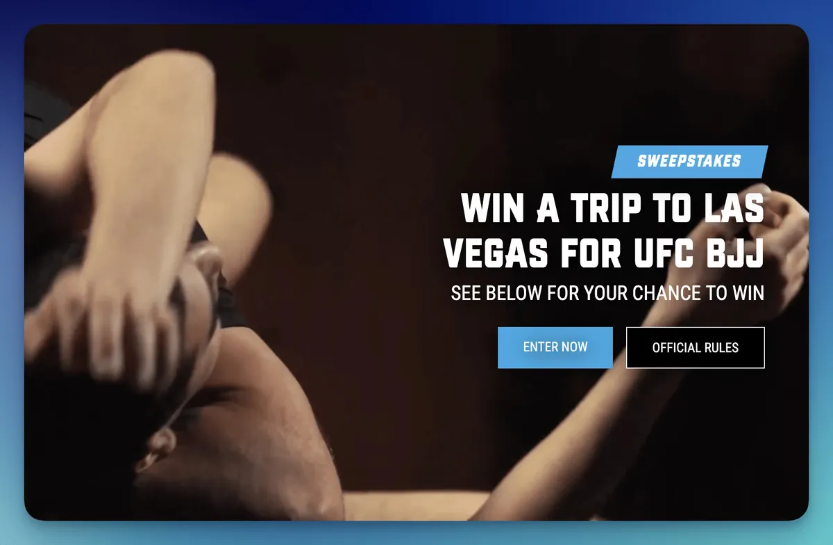 Free Hayabusa UFC BJJ Las Vegas Sweepstakes (2 Winners)