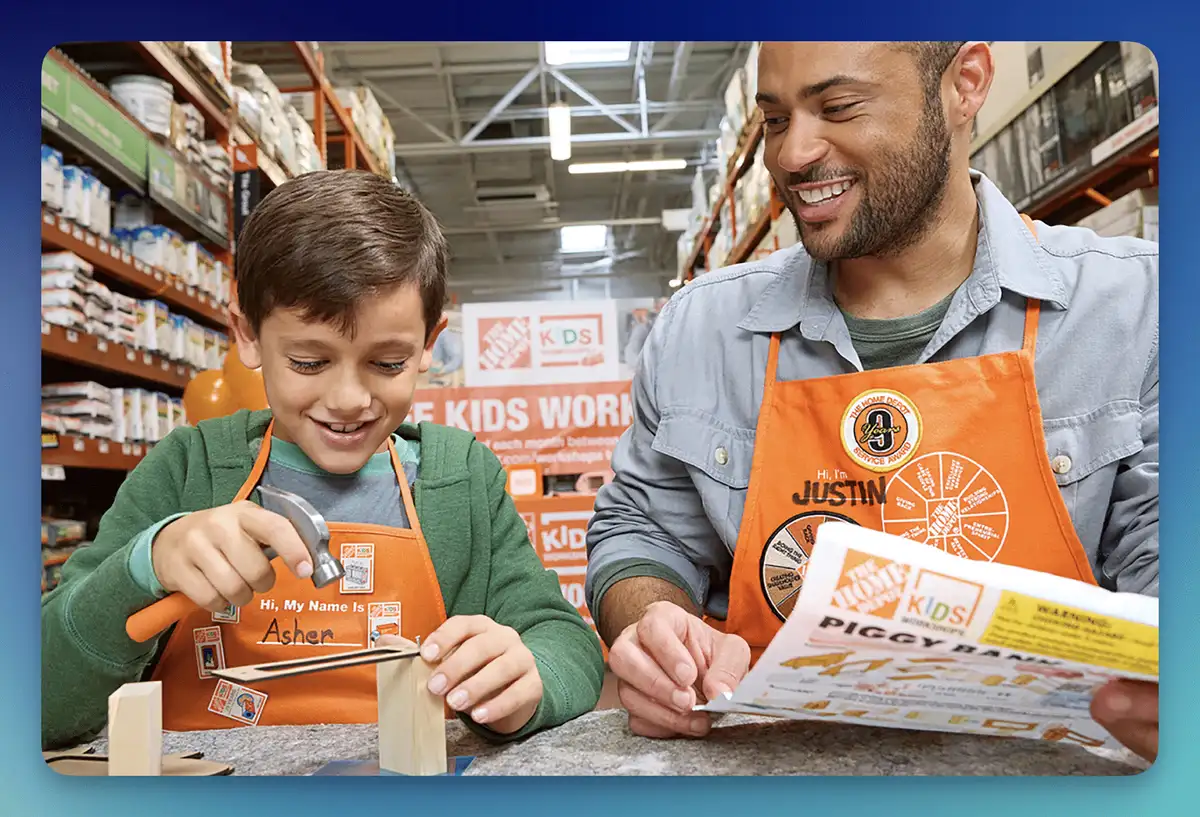Free Home Depot Kids Workshop: Build a School Bus Organizer!