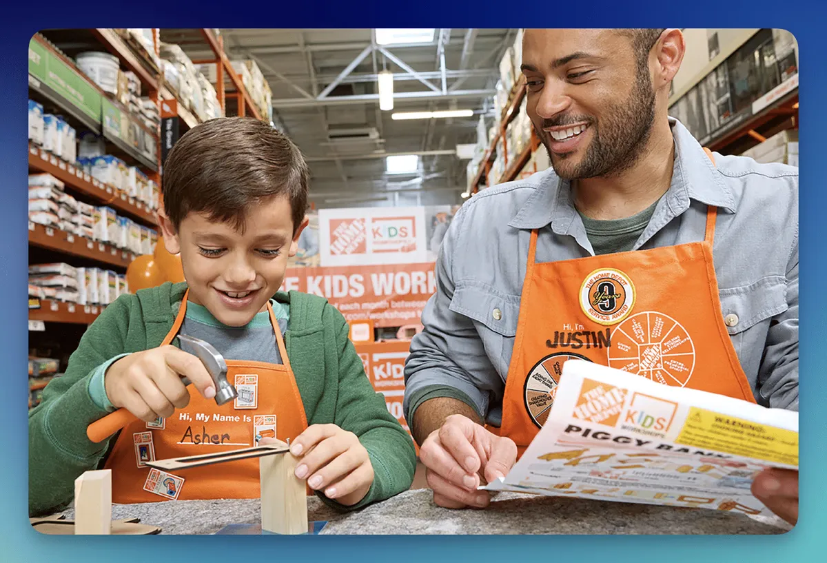 Free Home Depot Kids Workshop: Build a School Bus Organizer!