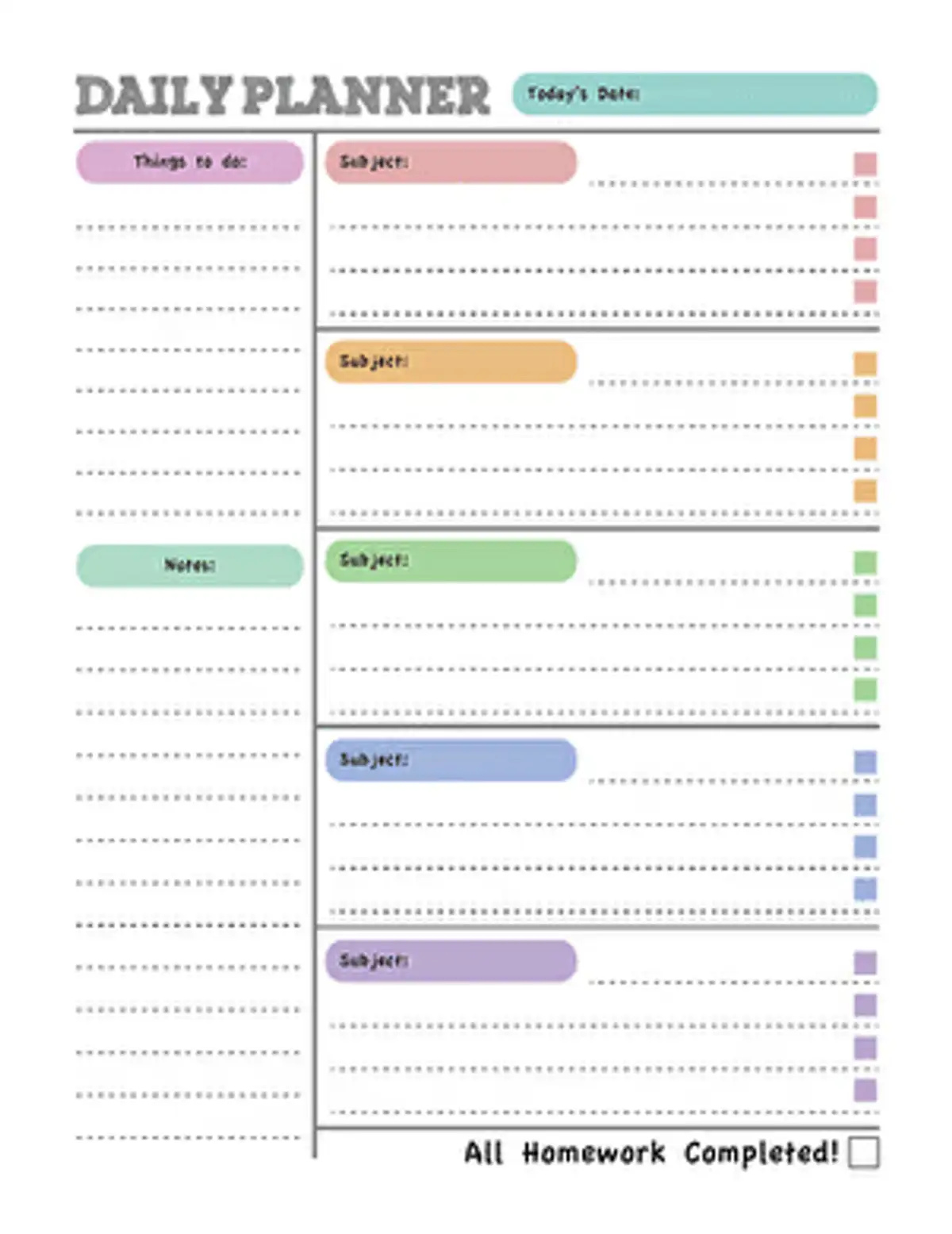 Free Homework Planner: Boost Kids' Grades Instantly!