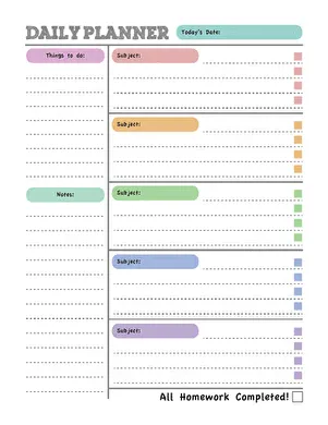 Free Homework Planner: Boost Kids' Grades Instantly!