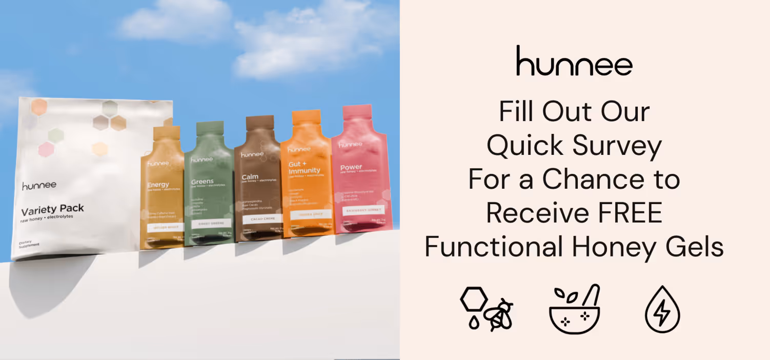Free Hunnee Functional Wellness Honey Gels: Try 3 Amazing Flavors!