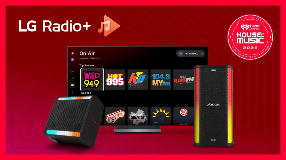 Free iHeartRadio & LG Sweepstakes: Win 23 Daily LG TVs!