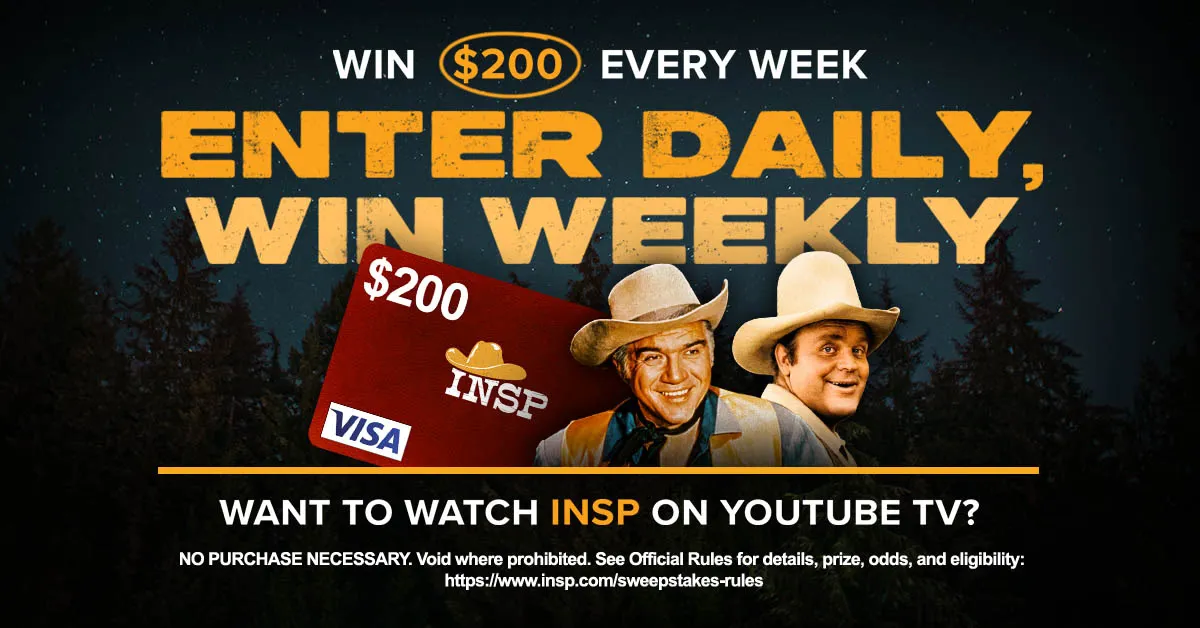 Free INSP Gold Rush Sweepstakes: Win $200 Visa Card!
