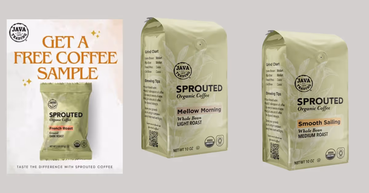Free Java Trading Coffee: Get 2oz Sprouted Ground!