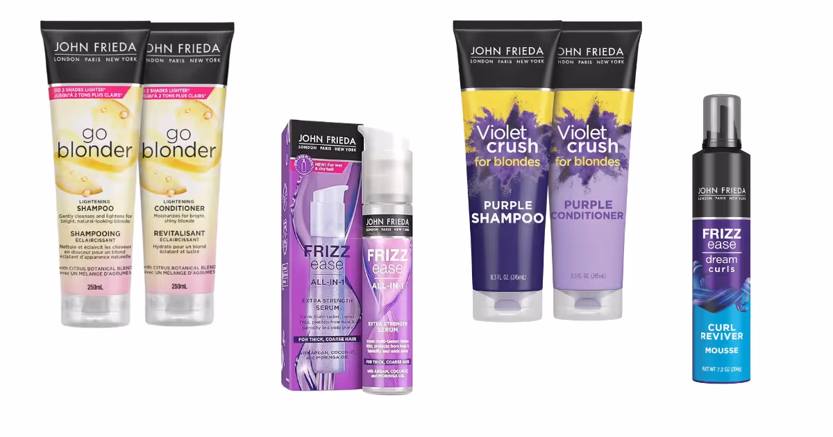 Free John Frieda Hair Care Bundle: Get 1 of 3 Awesome Products! 
