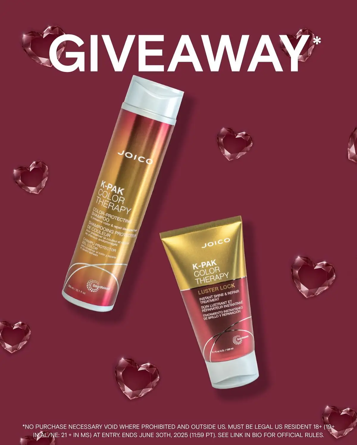 Free Joico K-PAK: 2-Piece Hair Repair Deal!