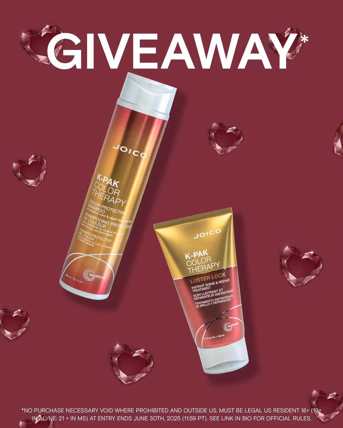 Free Joico K-PAK: 2-Piece Hair Repair Deal!