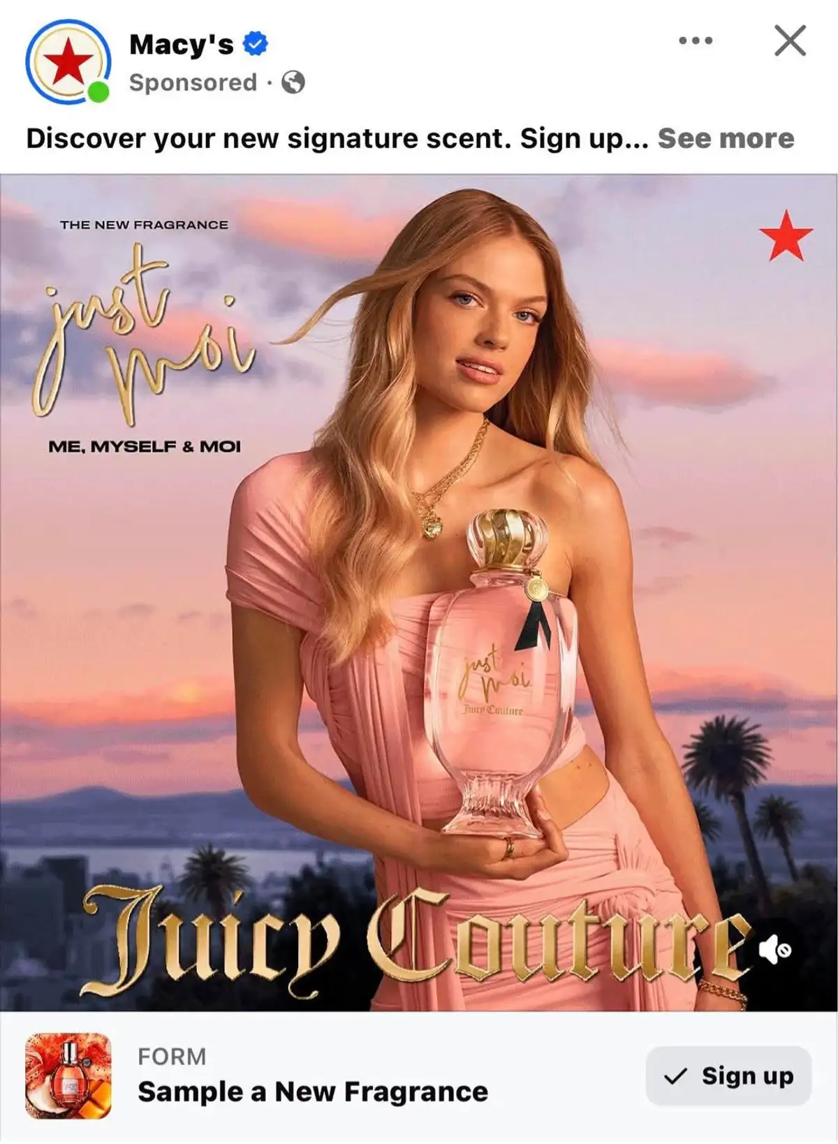 Free Juicy Couture Moi Sample: 1 Amazing Fragrance Deal