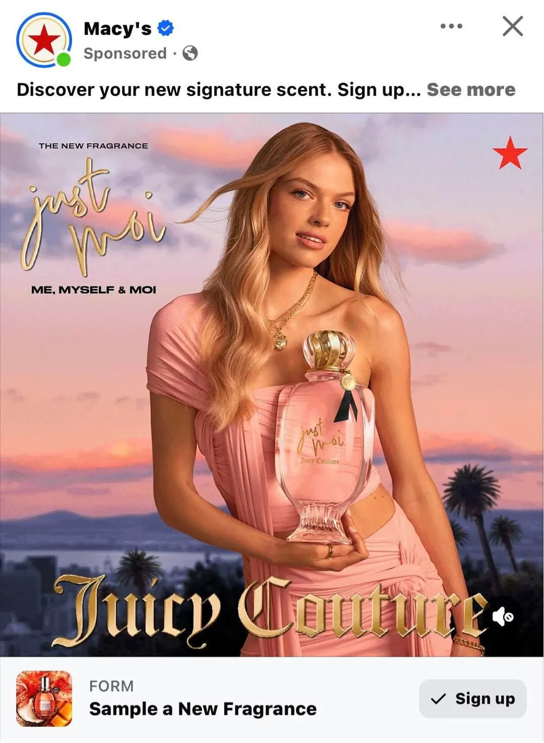 Free Juicy Couture Moi Sample: 1 Amazing Fragrance Deal