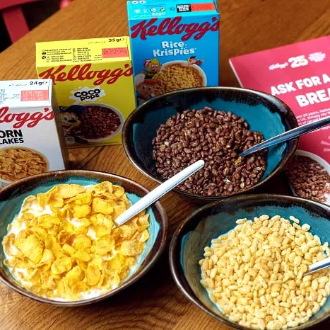 Free Kellogg's Cereal: Grab 1 of 3 Tasty Options + Fresh Fruit!