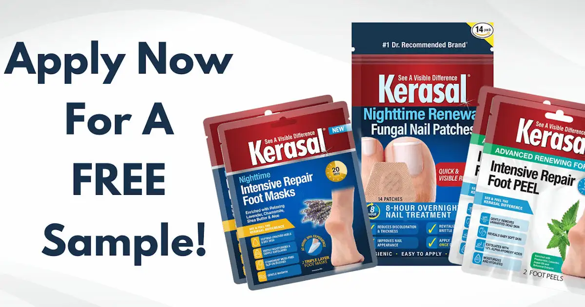 Free Kerasal Nail Deal: 3 Amazing Foot Care Products