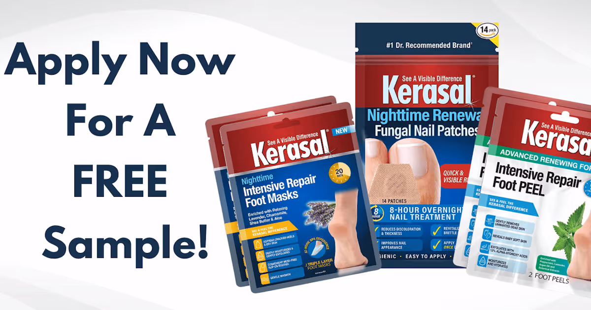 Free Kerasal Nail Deal: 3 Amazing Foot Care Products