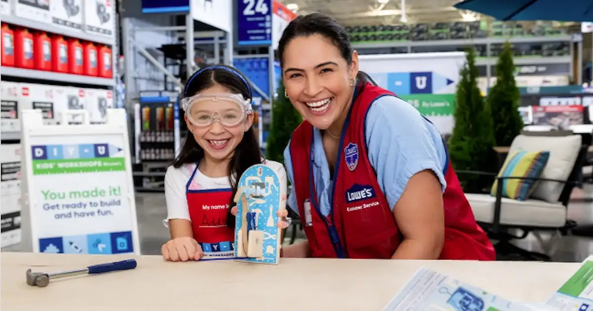 Free Kids Craft! Build a Door Knocker at Lowe's