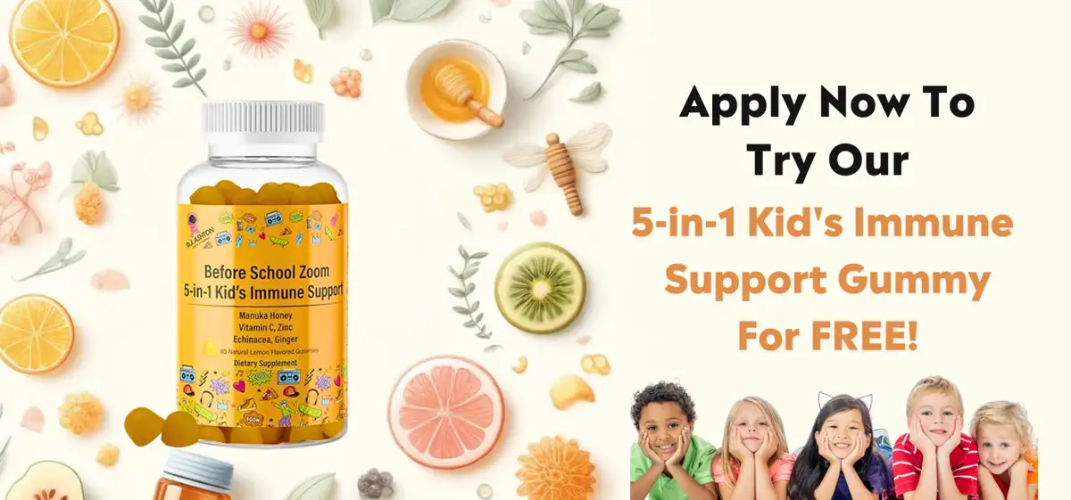 Free Kid's Immune Gummies: 5-in-1 Powerhouse Deal