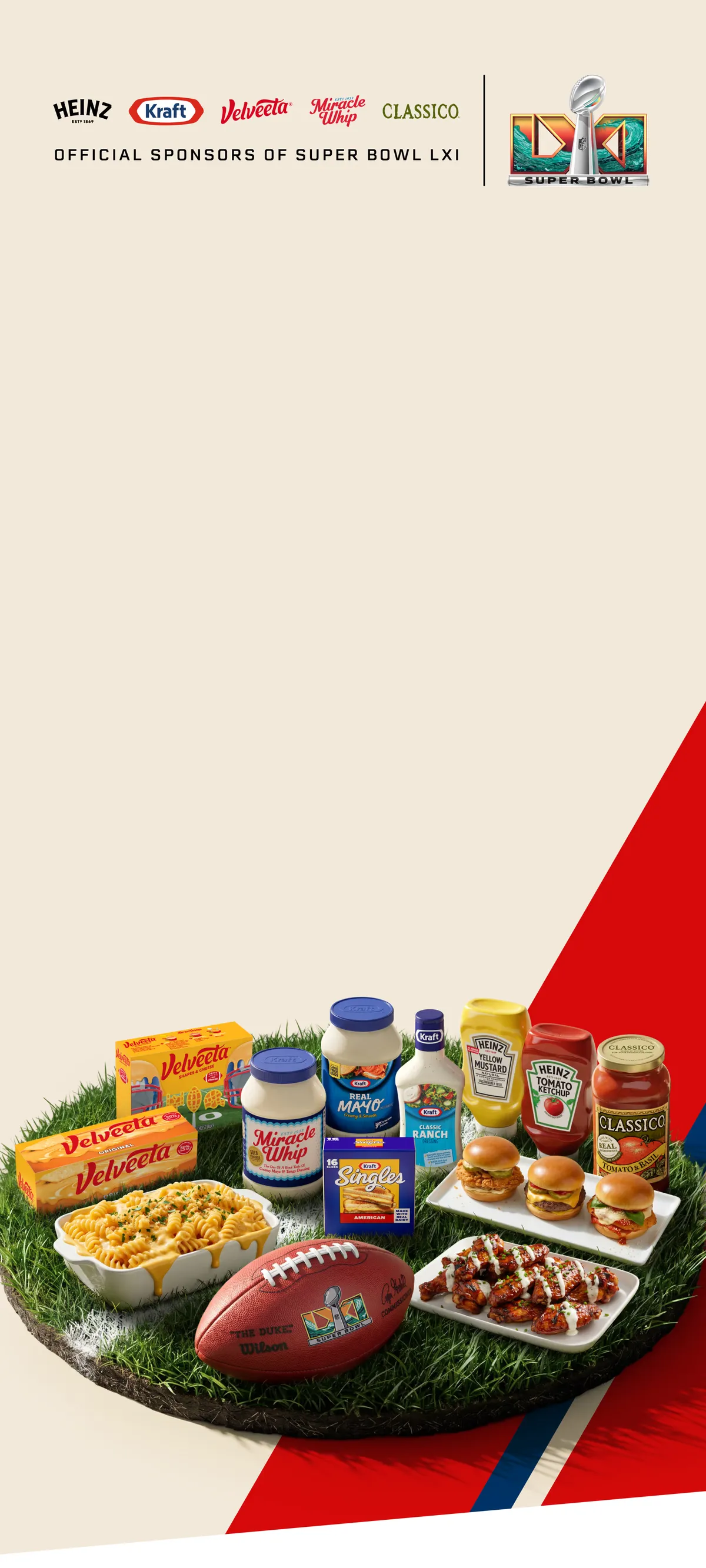 Free Kraft Sweepstakes: Win 2 Super Bowl Seats & $13K Travel!