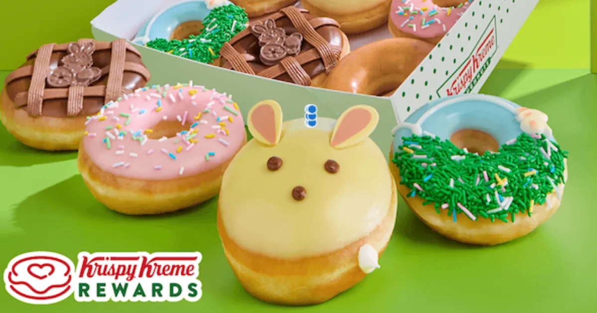 Free Krispy Kreme Doughnut: 1-Day Hoppy Easter Deal!