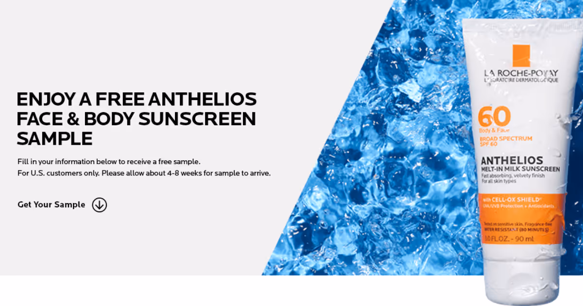 Free La Roche-Posay Sunscreen Sample: 1 Amazing Deal