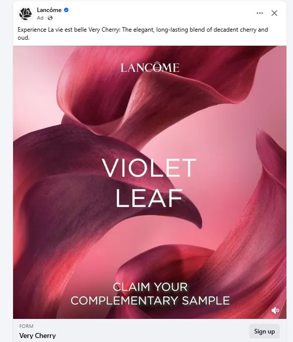 Free Lancome La Vie Est Belle Cherry Sample! Claim Now! Limited Time