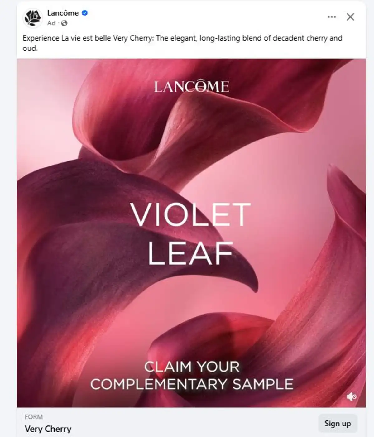 Free Lancome La Vie Est Belle Cherry Sample! Claim Now! Limited Time