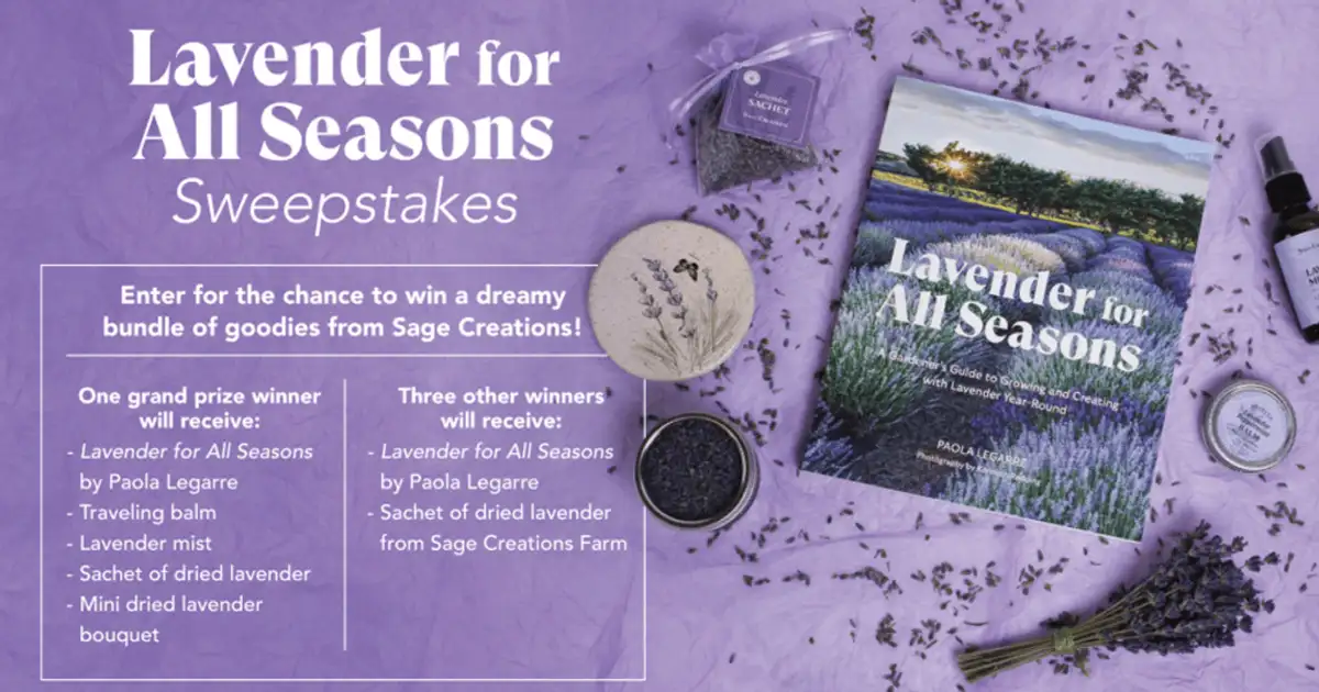 Free Lavender Book! 6 Win in Amazing Giveaway
