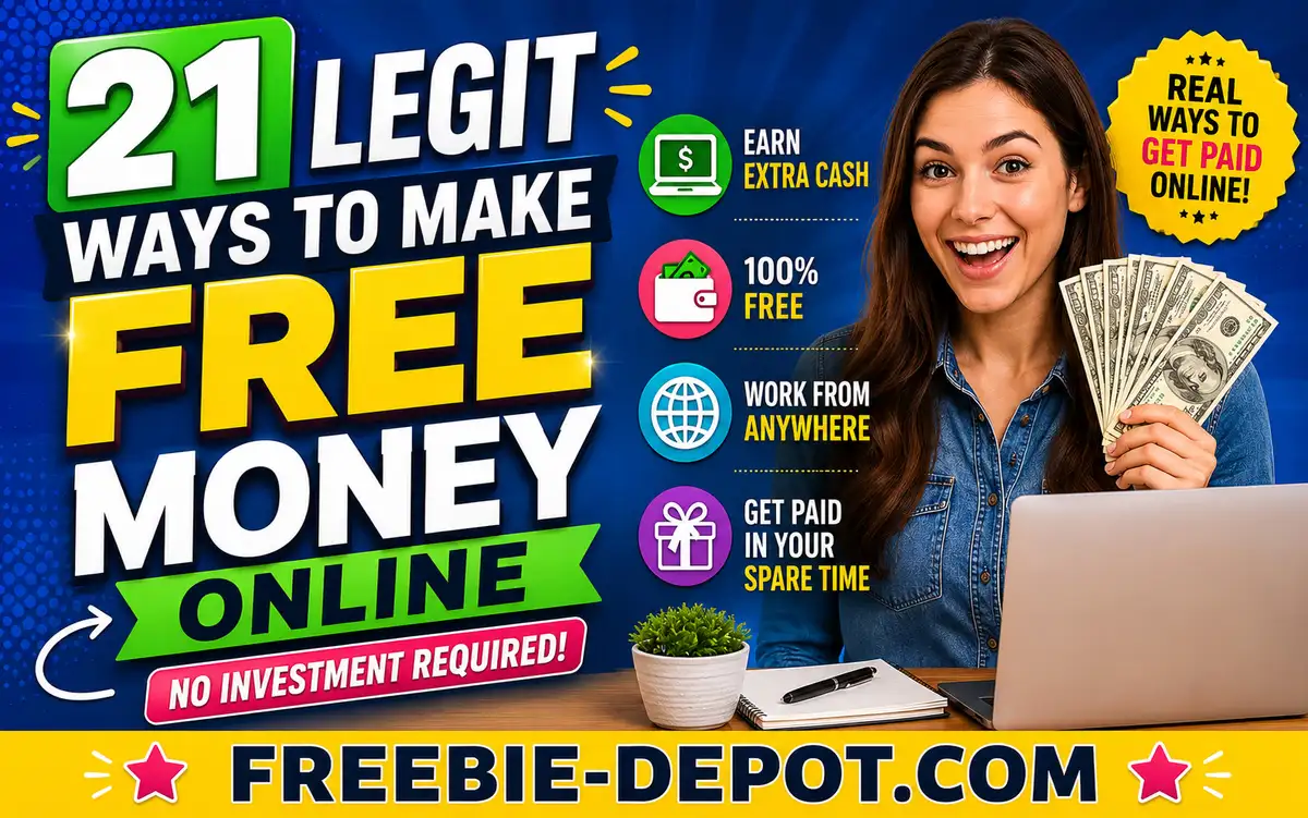 Free Legit Ways to Make $1000 Online in 2026: No Investment Required!