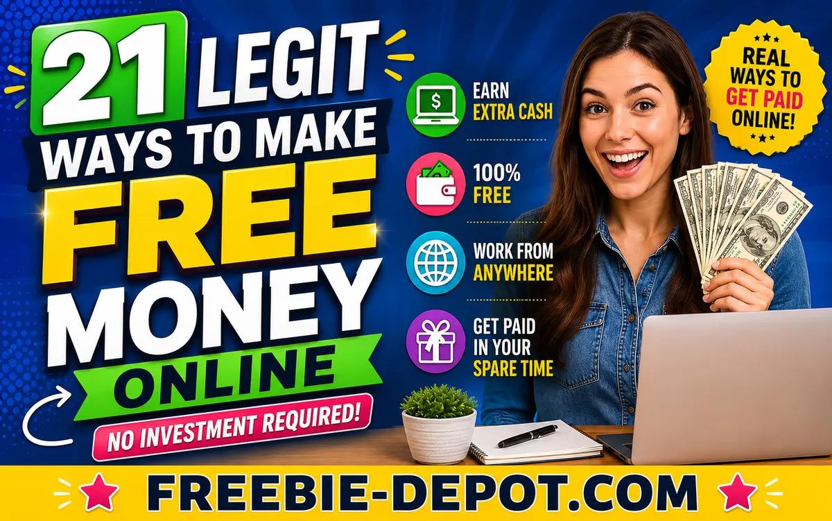 Free Legit Ways to Make $1000 Online in 2026: No Investment Required!