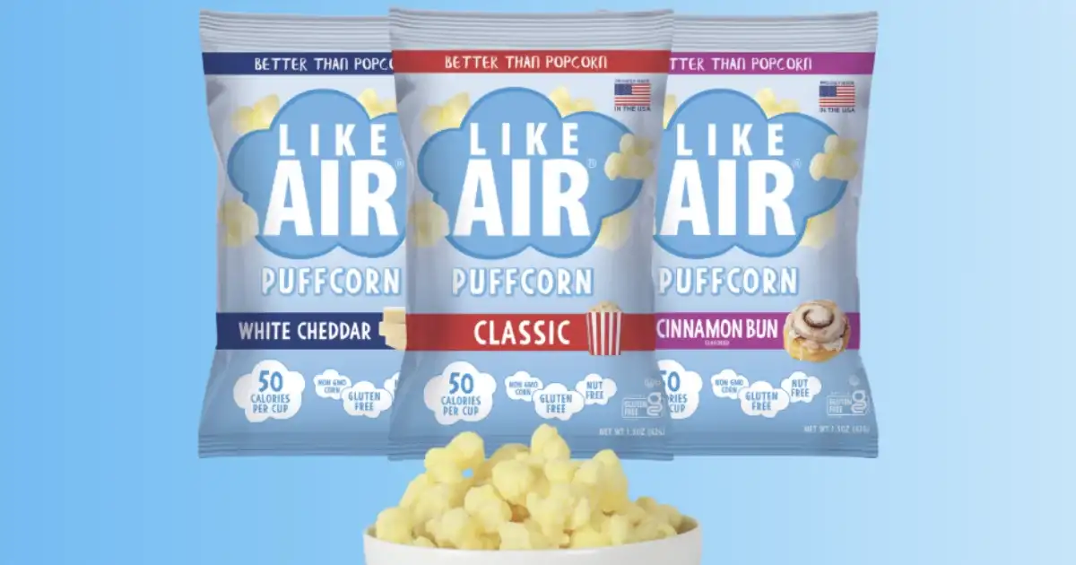 Free Like Air Puffcorn: Get 4 FREE Bags with Rebate Offer!