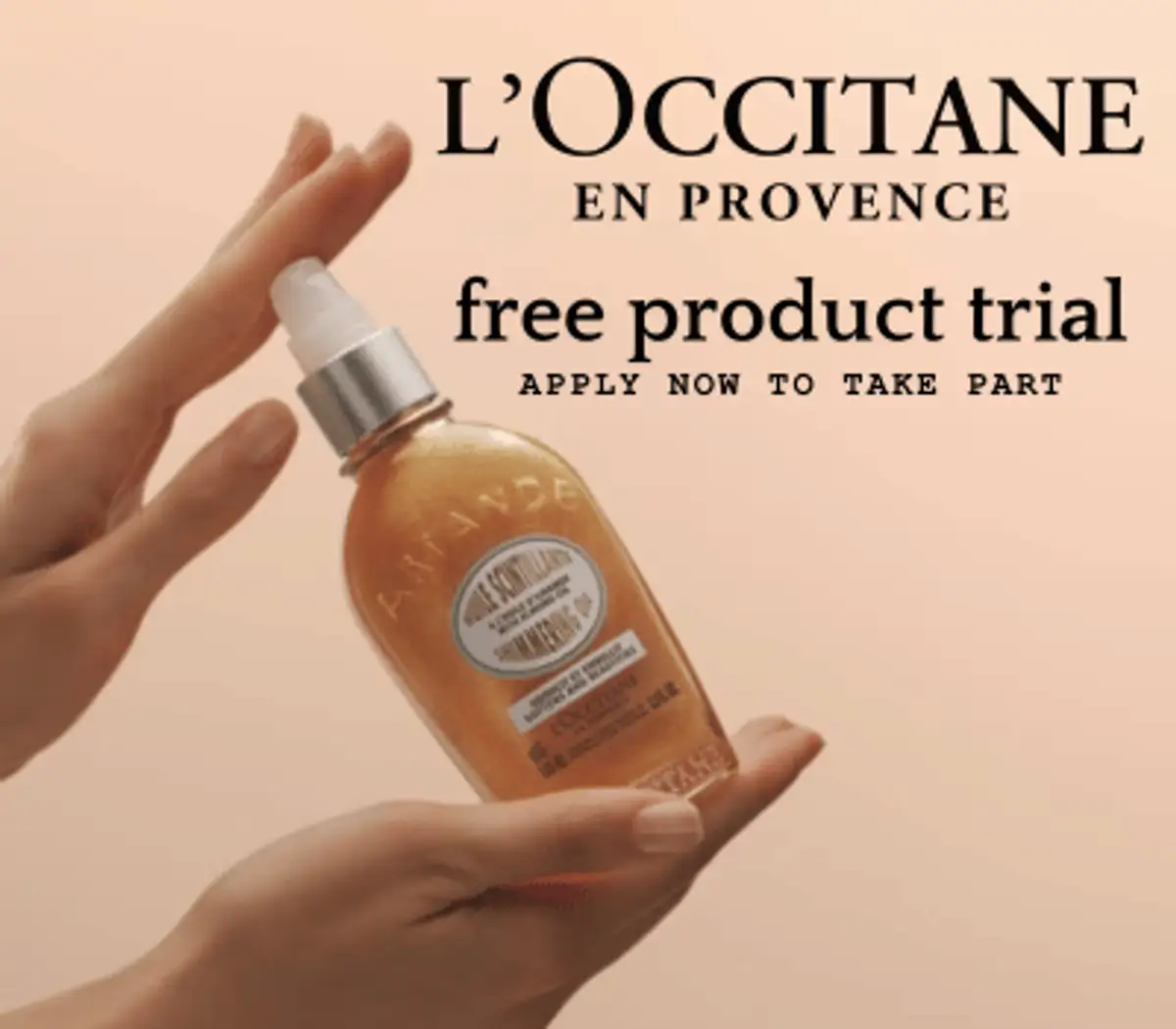 Free L'Occitane Almond Oil: Test & Keep!