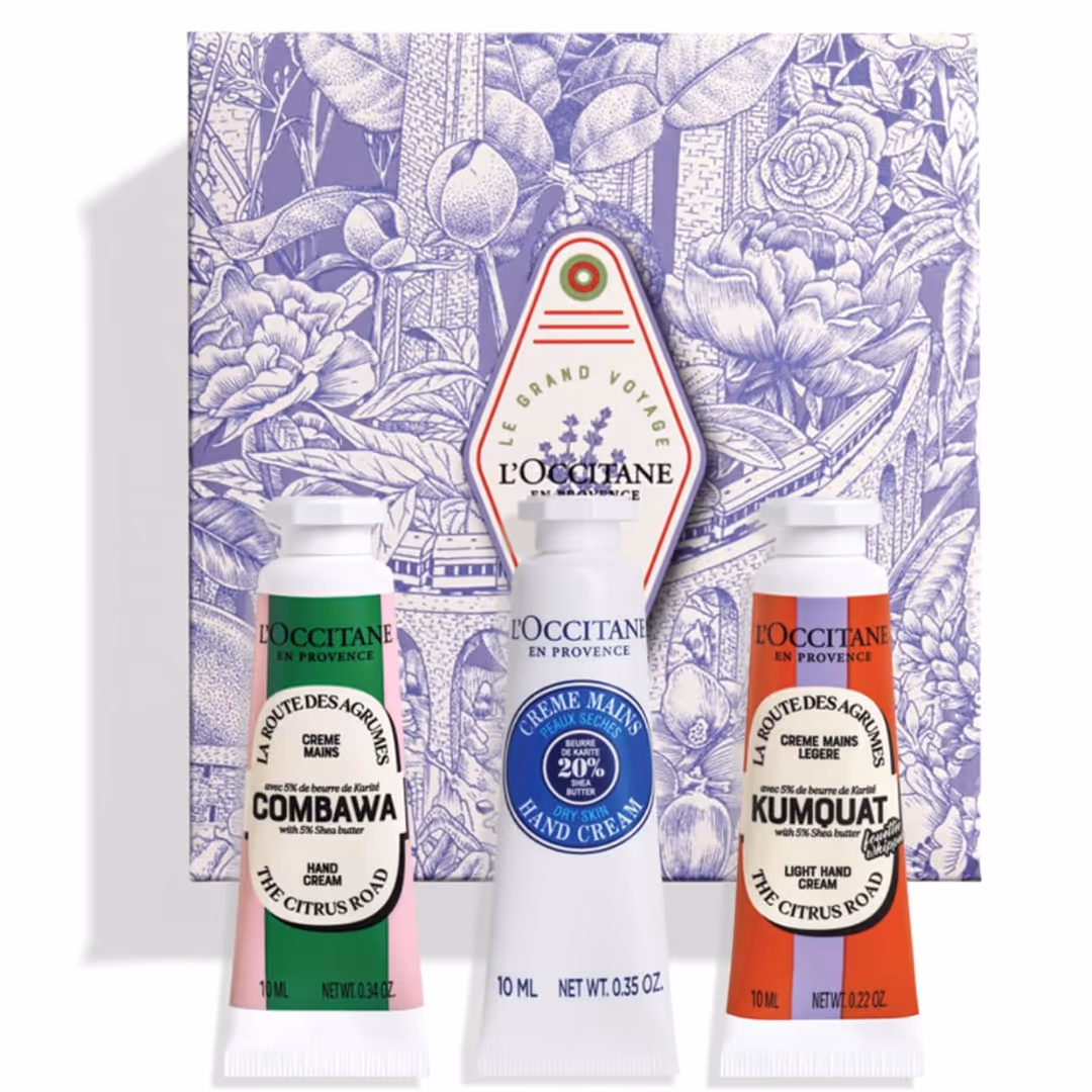 Free L'Occitane Hand Cream Trio: Win 3 Amazing Creams
