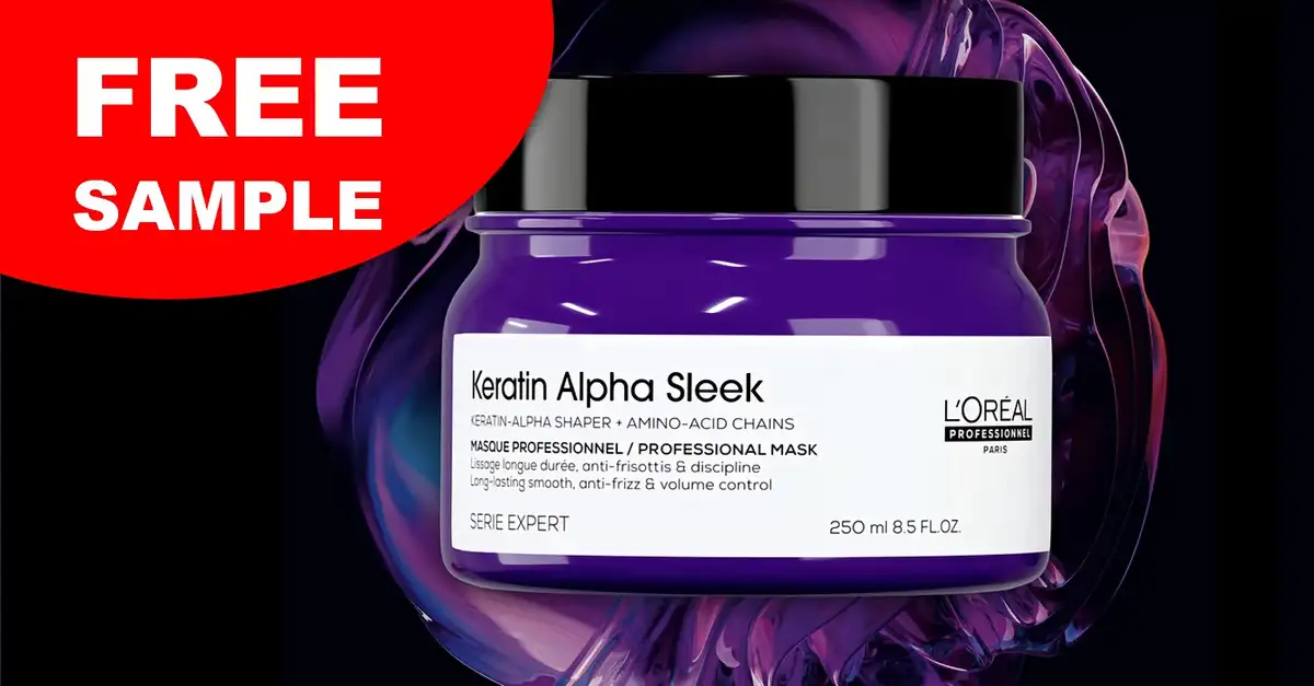 Free L’Oréal Keratin Alpha Sleek Professional Mask Sample