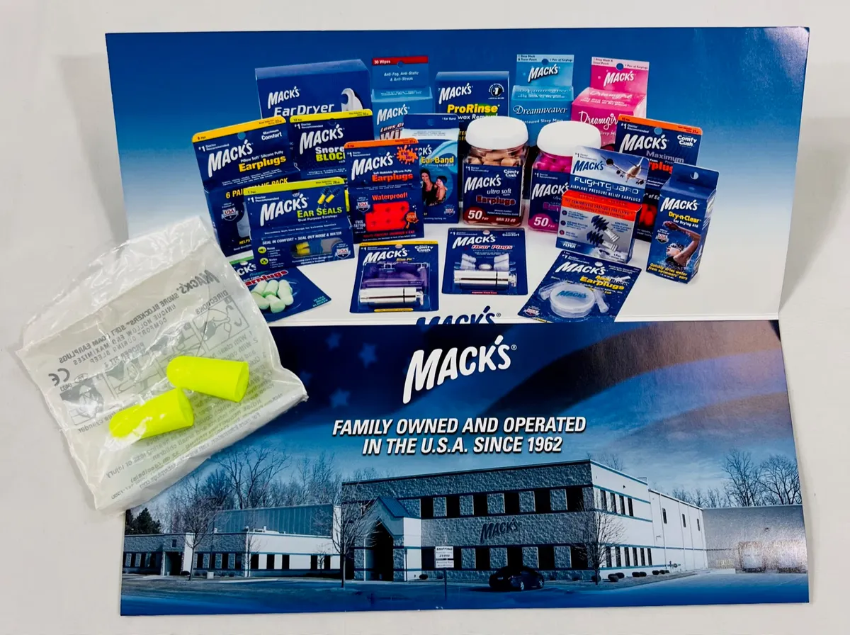 Free Mack's Ear Plugs: Get Your FREE Sample TODAY! America's #1 Selling Earplugs!