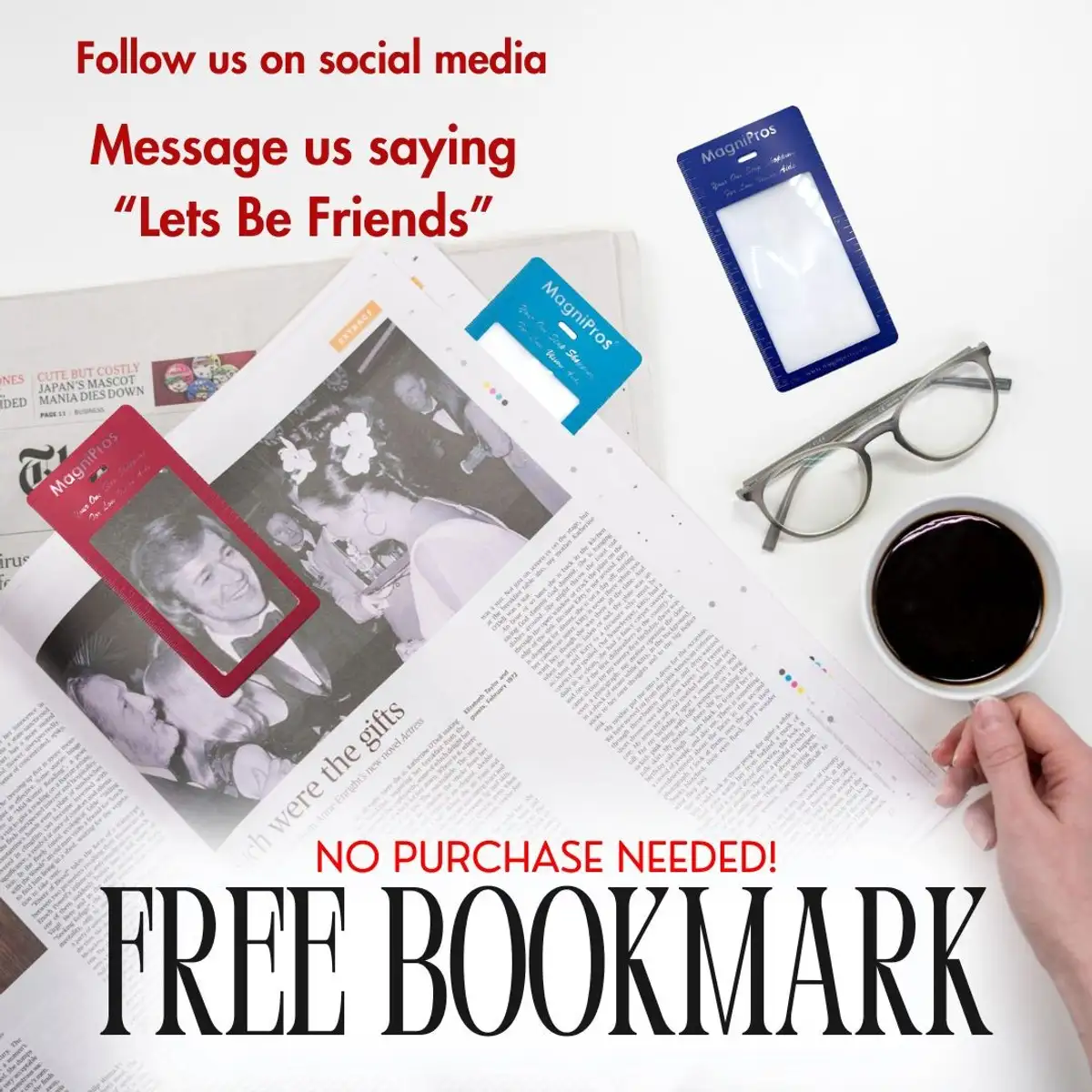 Free Magnifier Bookmark: Claim Your FREE Sample Now