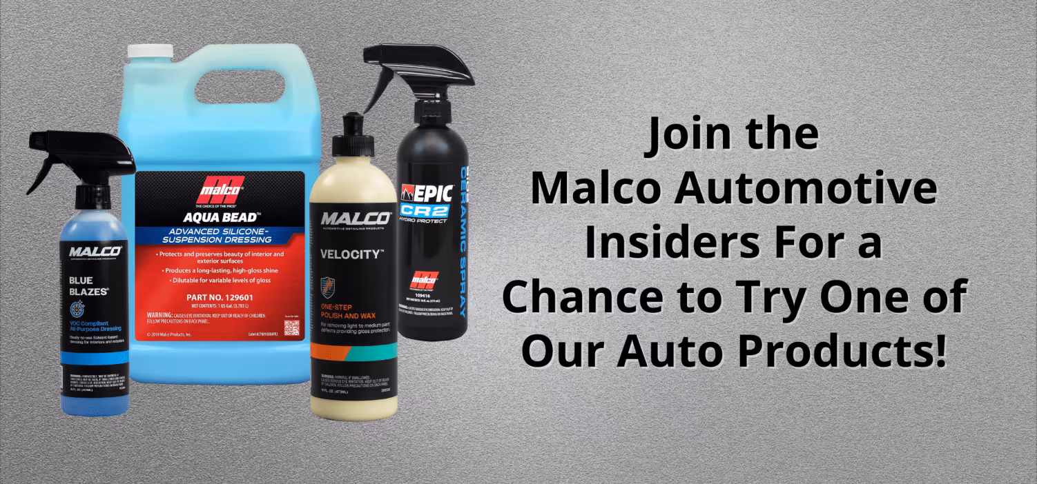 Free Malco Auto Detail Sample: 1 Amazing Formula